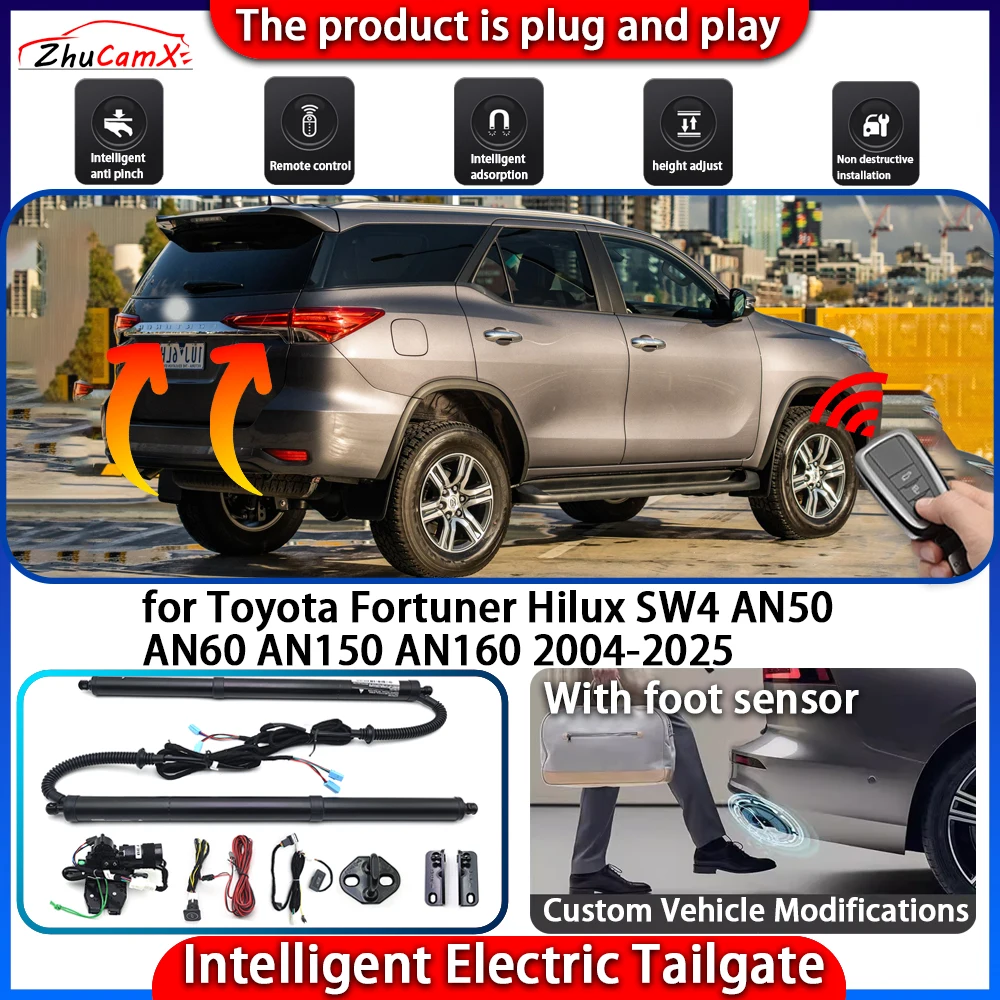 

Smart Powered Tailgate System for Toyota Fortuner Hilux SW4 AN50 AN60 AN150 AN160 2004-2025 Automatic Intelligent Trunk Lift Kit