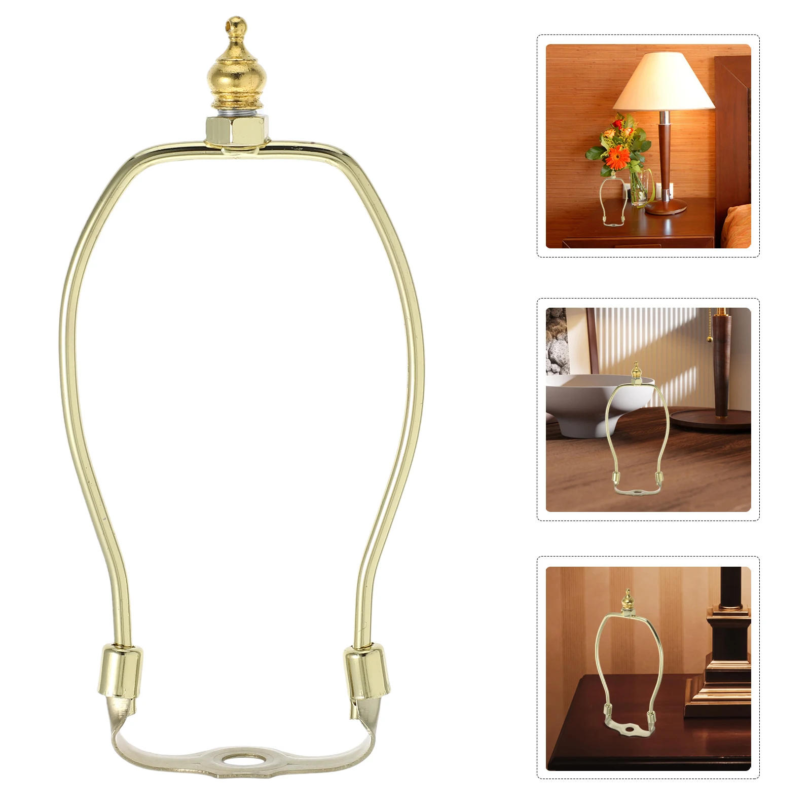 

Shade Bracket Lamp Harp Fitting Detachable Lighting Attachment Assembly Alloy Plating Parts Adapter