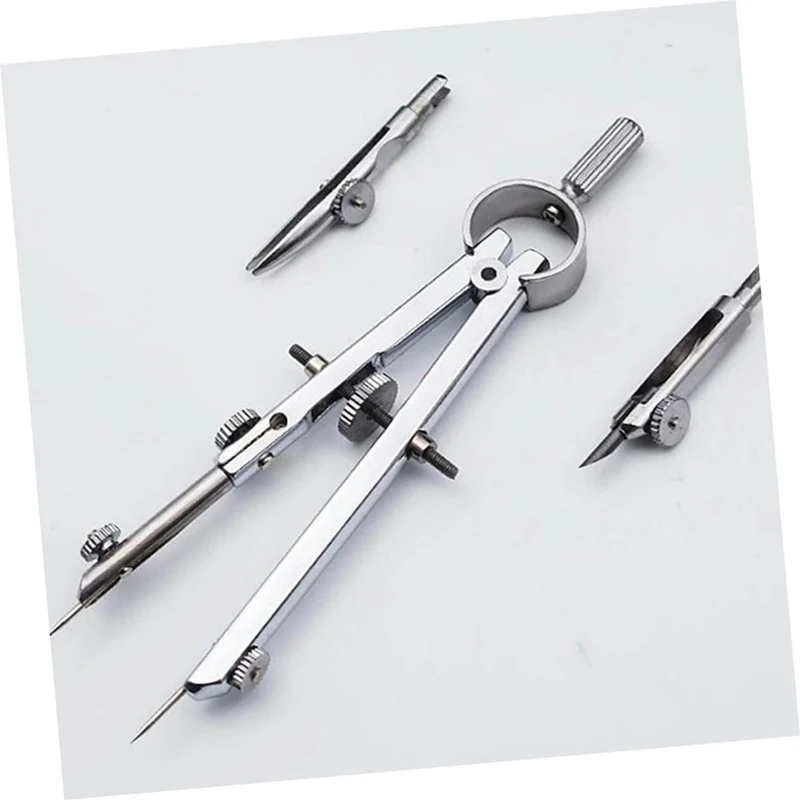 Wear- Leather Compass Reusable Spring Compass Geometry Compass Screen Door Spring Compass