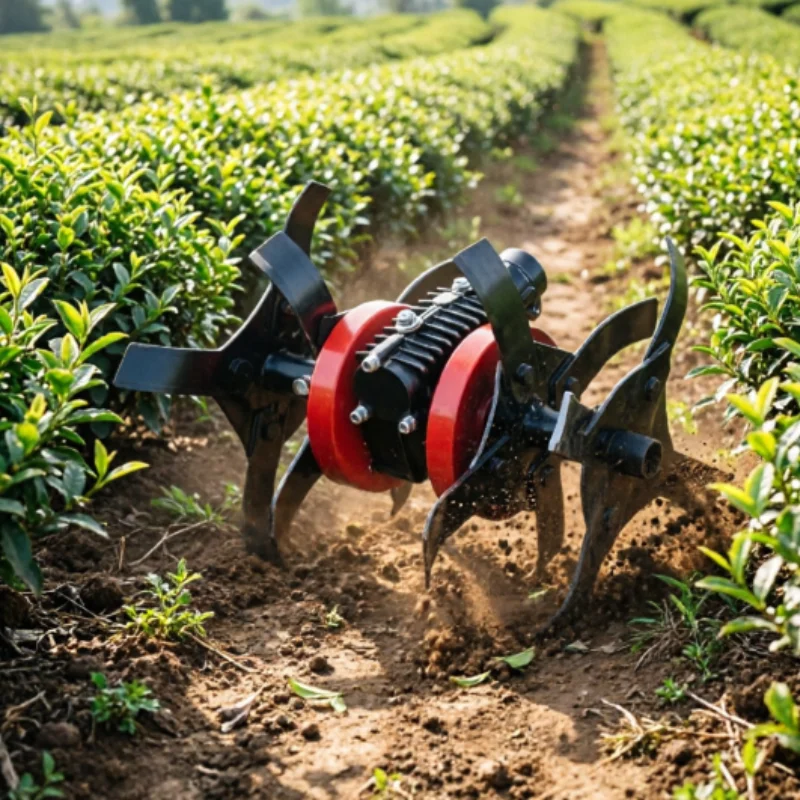 Anti tangling loose soil wheel, deep plowing and turning soil, garden tools, accessories, field orchards, tea gardens