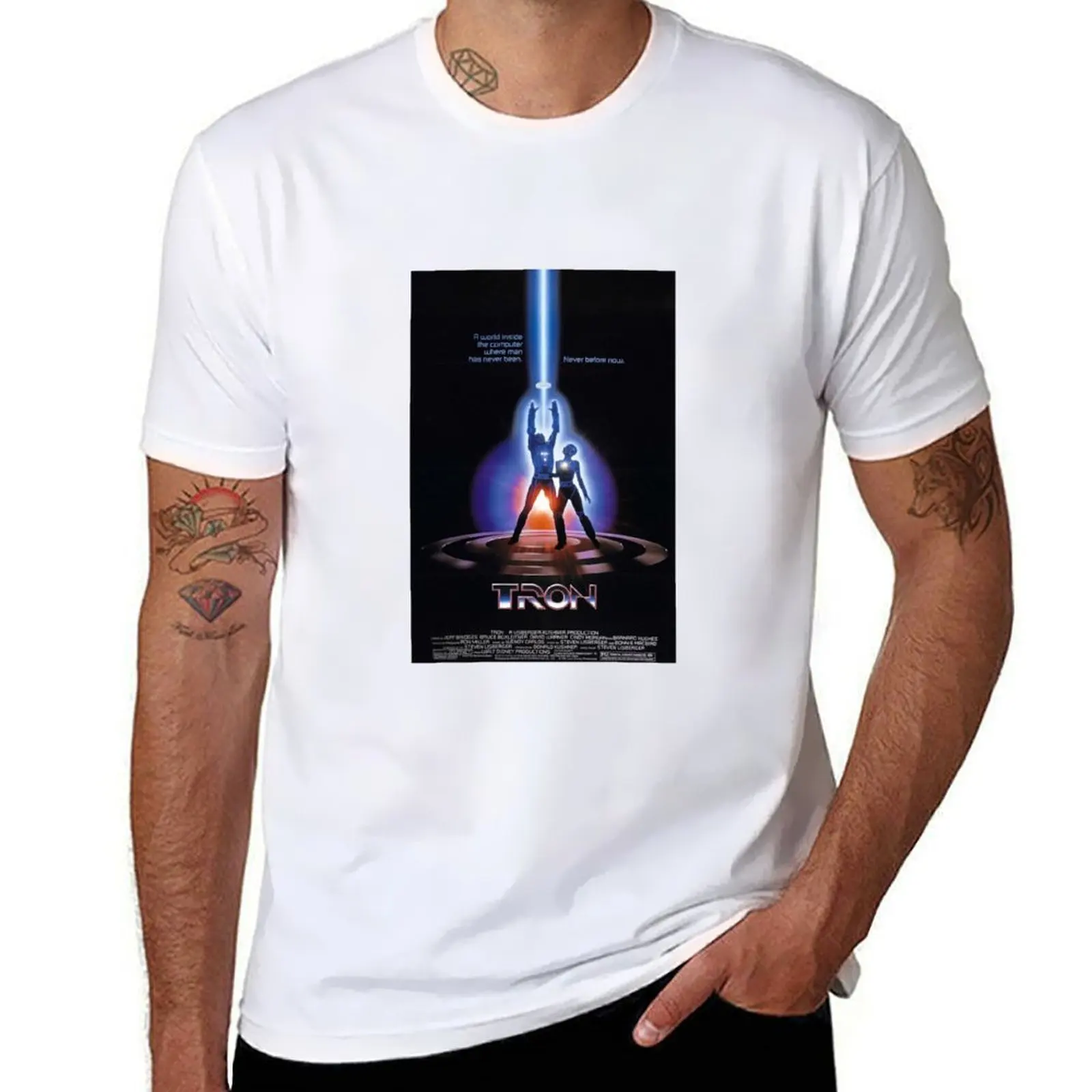

TRON Movie Poster Classic T-Shirt g man t shirts for men t shirts for man graphic vintage T-Shirt