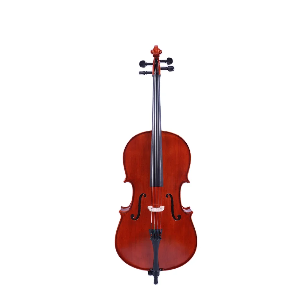 Factory Outlet Support customized ebony 4/4-1/8 Professional Student Cello with half handmade shiny