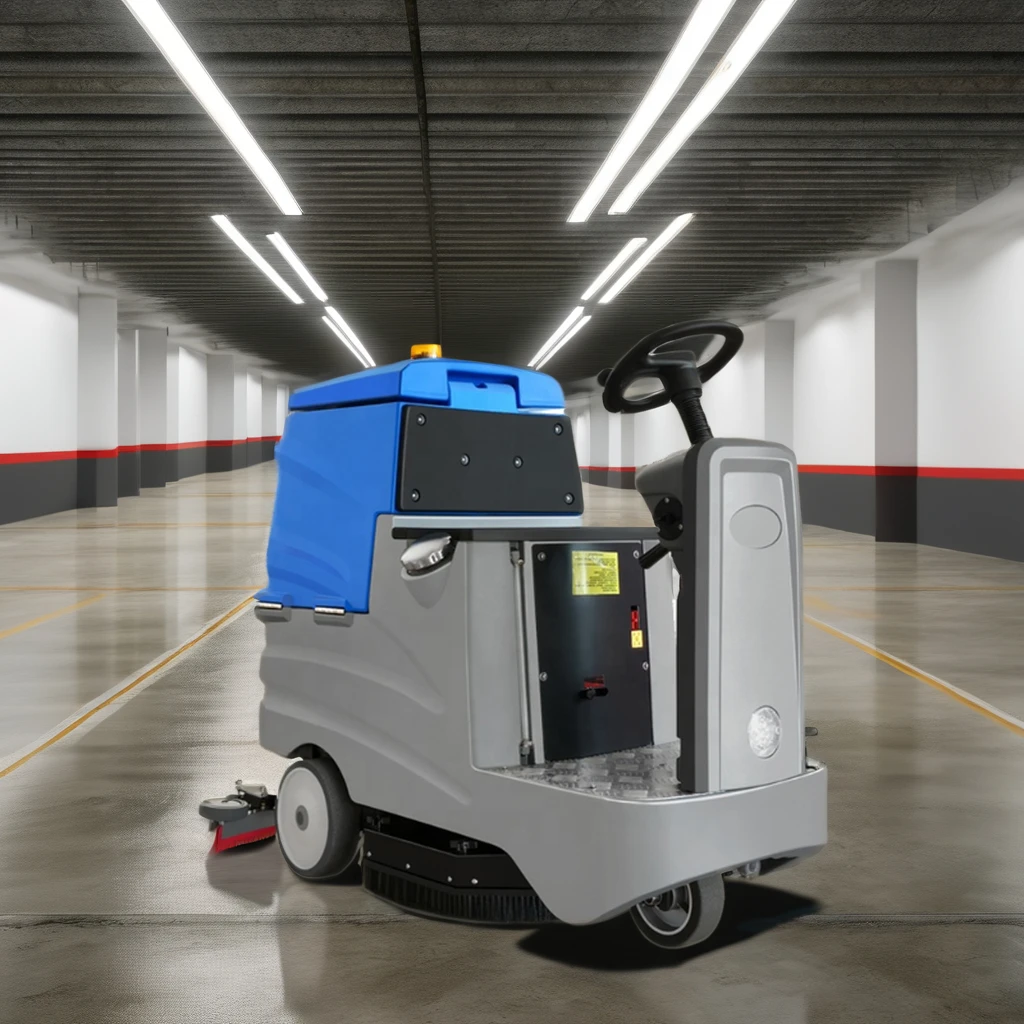 Ride On Type Automatic Floor Cleaning Machine Scrubber Commercial Floor Washing Multi-Scene Application Floor Scrubber
