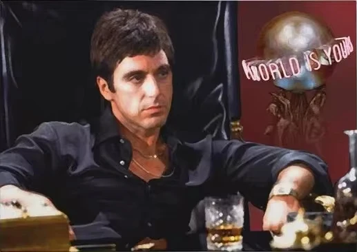 Scarface Tony Montana Posters Print Canvas Painting Classic Gangster Movie Figure Wall Art for Modern Room Home Decoration