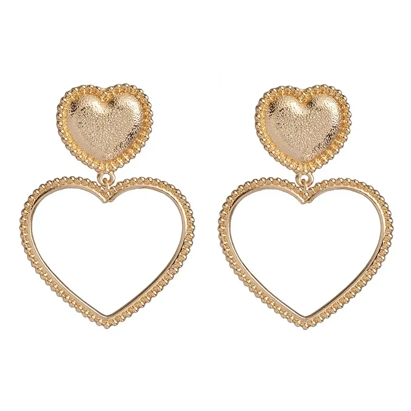 

2023 Heart Drop Earrings For Women Girls Bohemian Jewelry Female Gifts