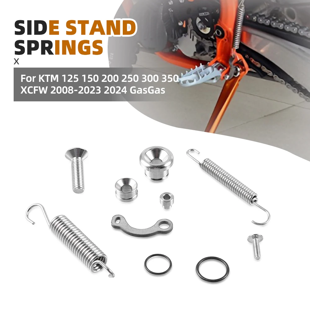 

Kickstand Side Stand Springs Kit For 125 150 200 250 300 350 400 450 500 530 EXC EXCF XC XCW XCF XCFW 2008-2023 2024 GasGas