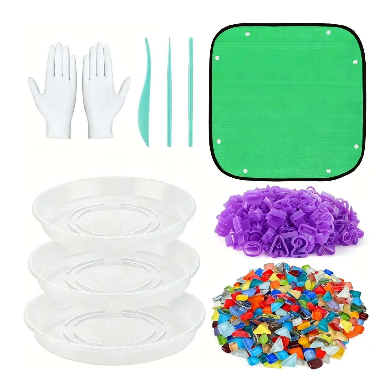 Reusable DIY Stepping Stones Tool Set for Outdoor Garden Decoration Path Lawn Landscaping Projects