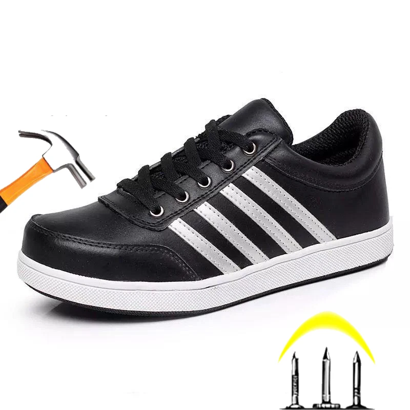 Safety Work Shoes Steel Head Anti-smash Construction Shoes Indestructible Non-slip Sneakers Breathable Puncture-proof Footwear