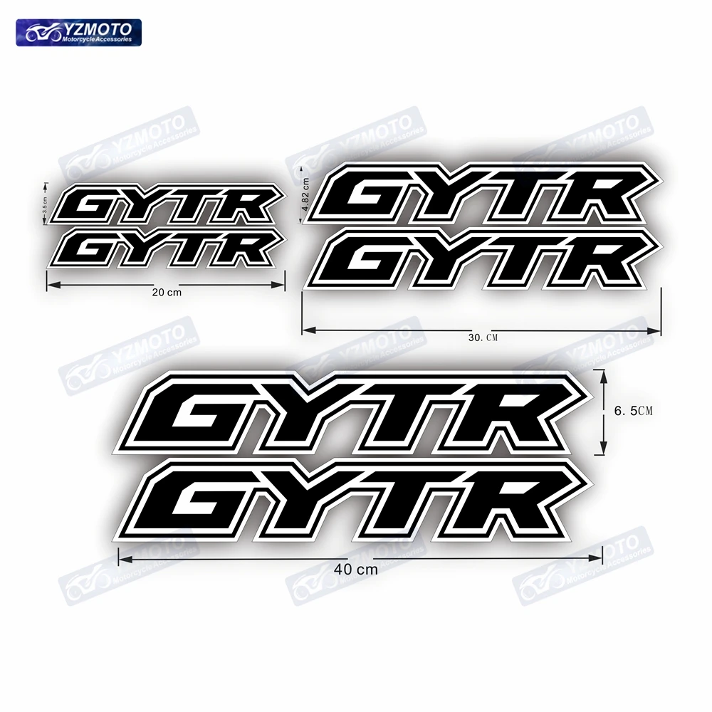 For YZF R1 R6 R7 R1M GYTR Motorcycle Accessories Racing Fairing Fuel Tank Helmet body Sticker Reflective Decoration Stickers Kit
