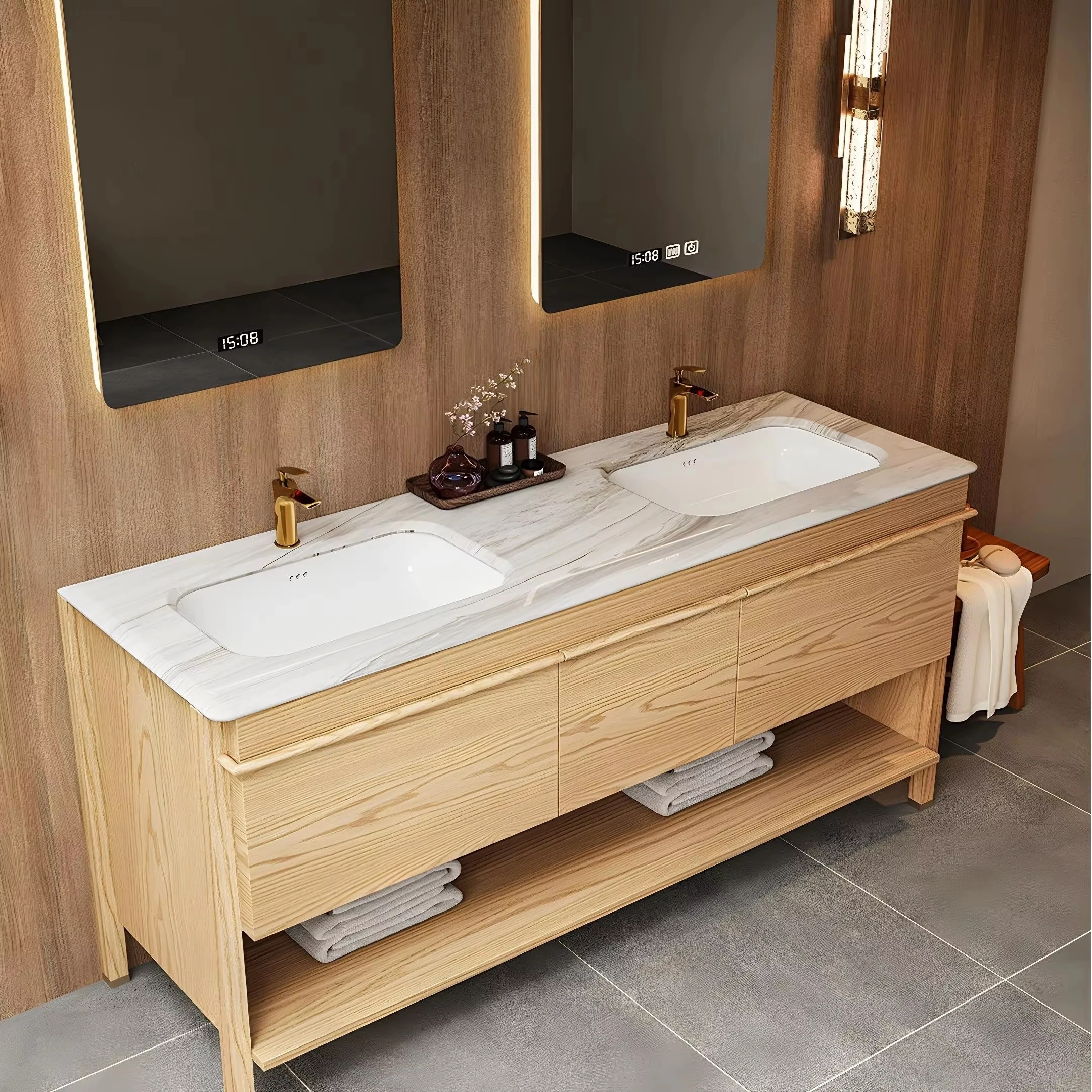 &c Low Price High Performance Made In China Bathroom Vanity Cabinet With Sink With High Quality