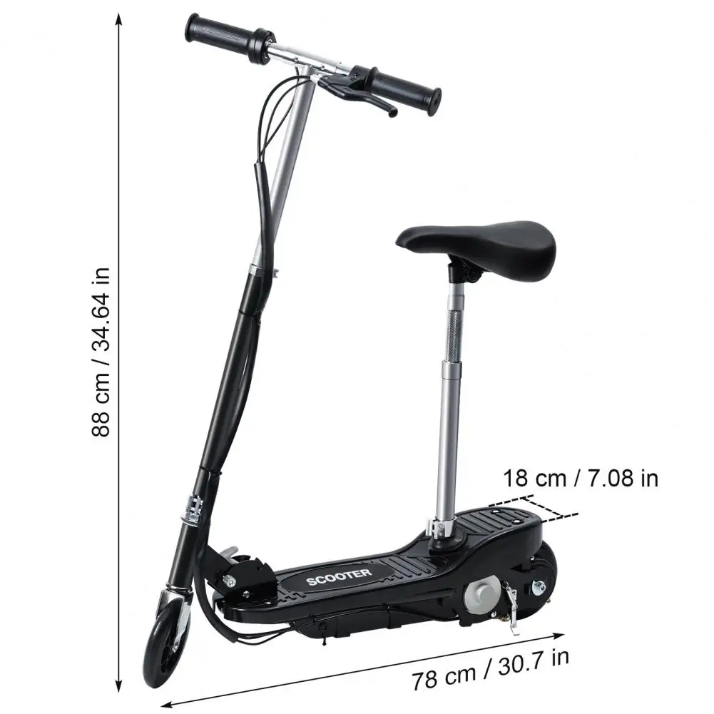 2-колесный электрический самокат с шинами, складной электрический самокат, диапазон 10 миль, складной электрический самокат для взрослых и детей