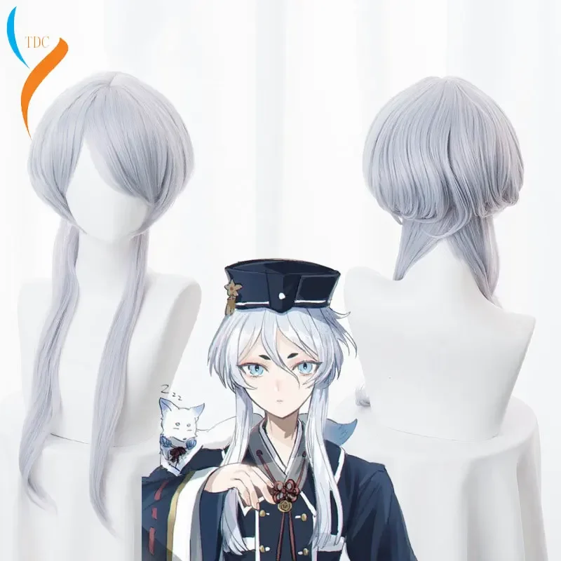 Новинка 2023, термостойкий синтетический парик для косплея из игры Touken Ranbu Online Hakusan Yoshimitsu с шапочкой