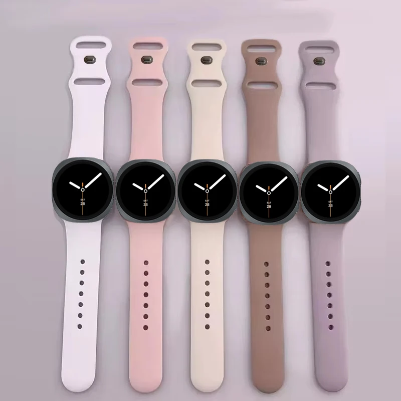 Band for Samsung Galaxy Watch 9 8 Strap 44mm 40mm Replacement Wrist Sport Silicone Bracelet Correa Galaxy Watch8 8 Classic 46mm