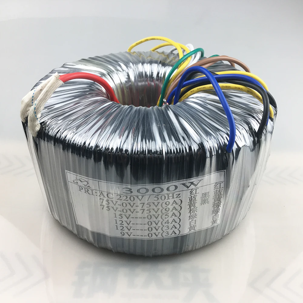 

5000W ring transformer power amplifier power single phase isolation transformer stepper motor can be customized