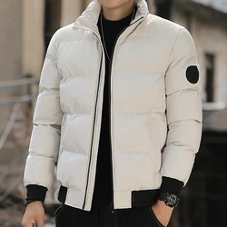 Mens Winter Jackets and Coats Cotton Outerwear Clothing 2024 New Parkas Jacket Men's Windbreaker Thick Warm Male M-5XL