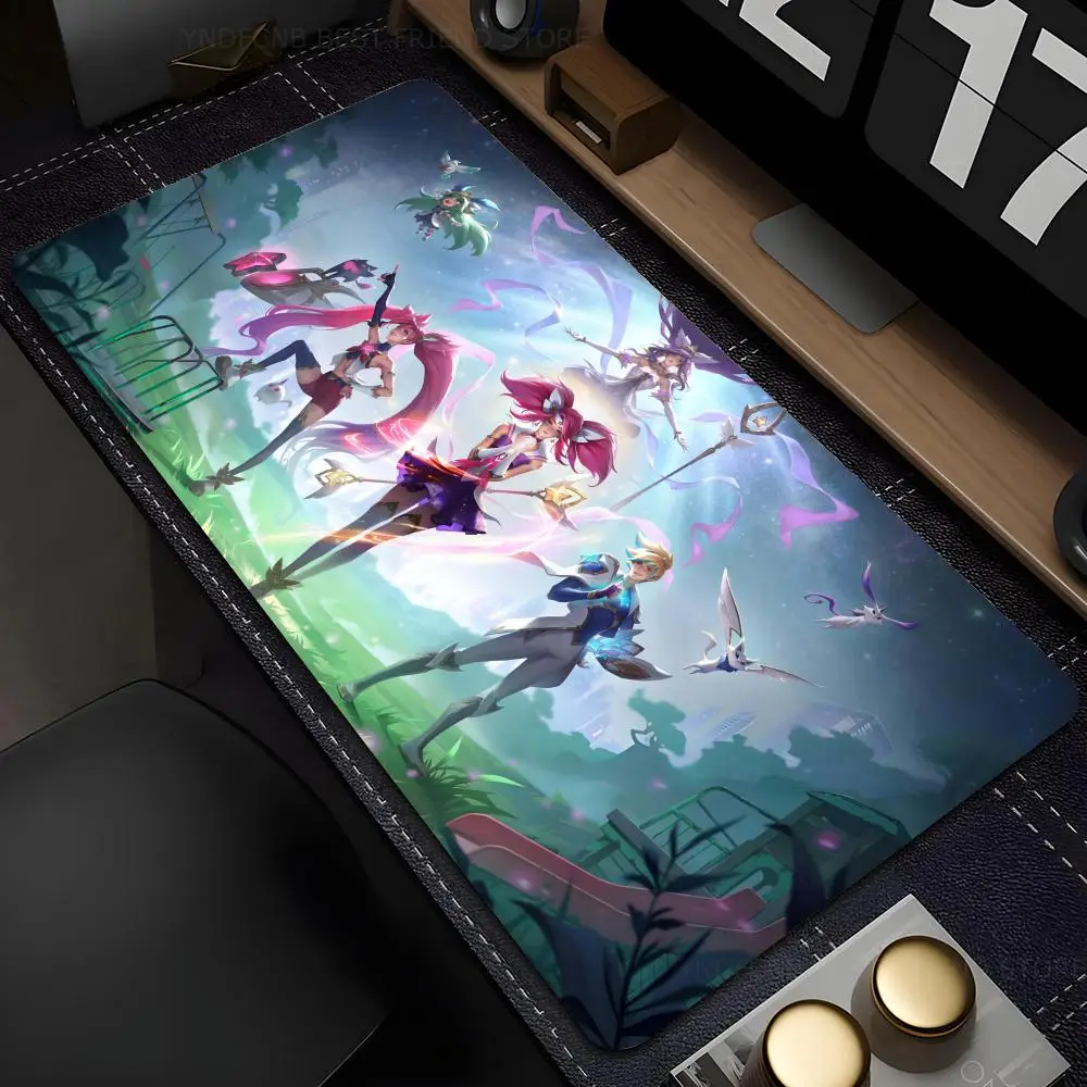 

League Of Legends Star Guardian Mousepad Large Computer Gaming Accessories MousePads Desk Mats Anti-slip Laptop Soft Mice Pad