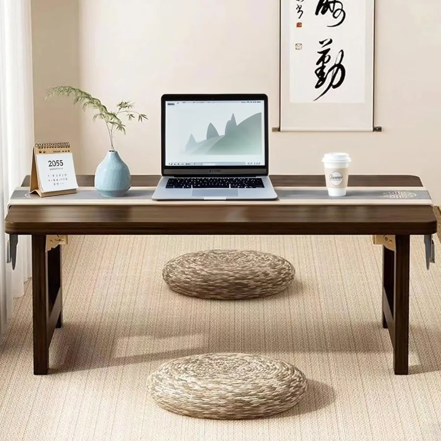 

Japanese Floor Table Bamboo Japanese Folding Table Portable Solid Wood Japanese Coffee Table No Assembly Folding Coffee Table f