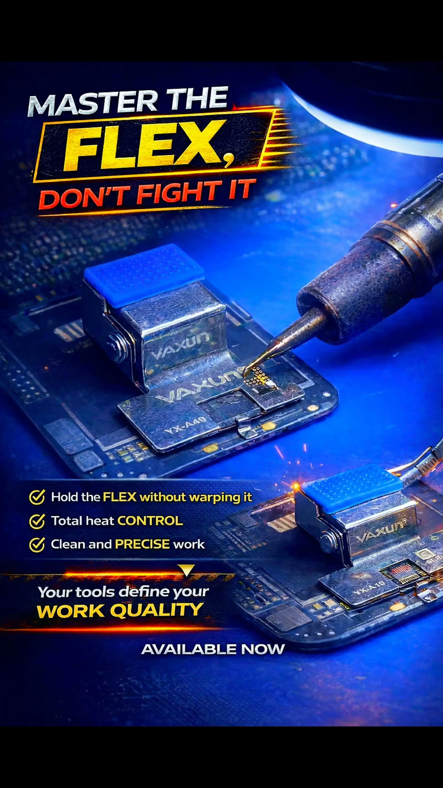 その他 A40 YAXUN YX-A40 Flex Cable Holder Protect Clip for Screen Display IC
