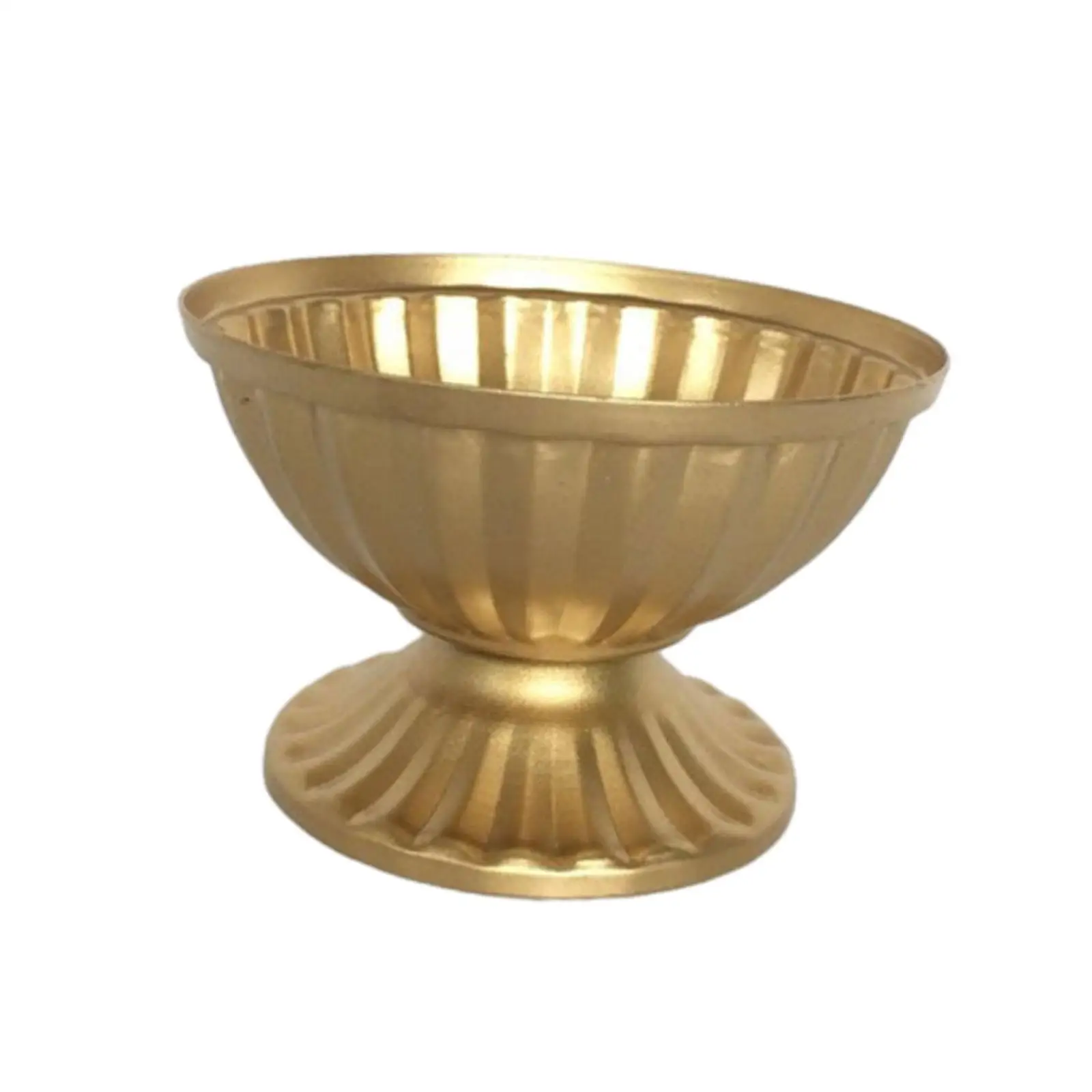 French Urn Planter Basin Metal Decorative Vase for Bedroom Restaurant Home