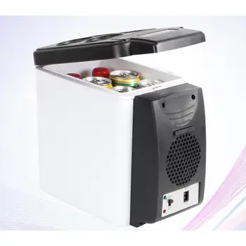 트럭 운전용 휴대용 자동차 냉장고, 6L RV 냉동고