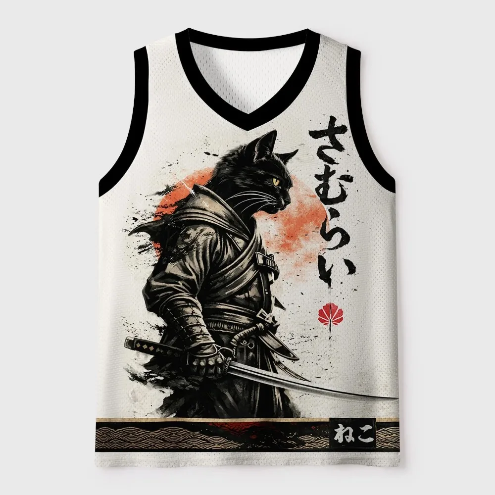 Retro White Peony Pattern 3D Printed Men's V-neck Vest Fashion Trend Leisure Breathable and Quick-drying Outdoor Sports Clothing