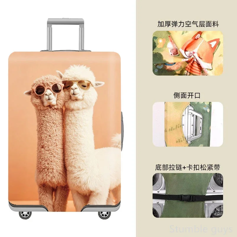 

Elastic Durable Luggage Cover Protective Anti-Scratch Dustproof Suitcase Sleeve Essential Travel Accessory All Journeys
