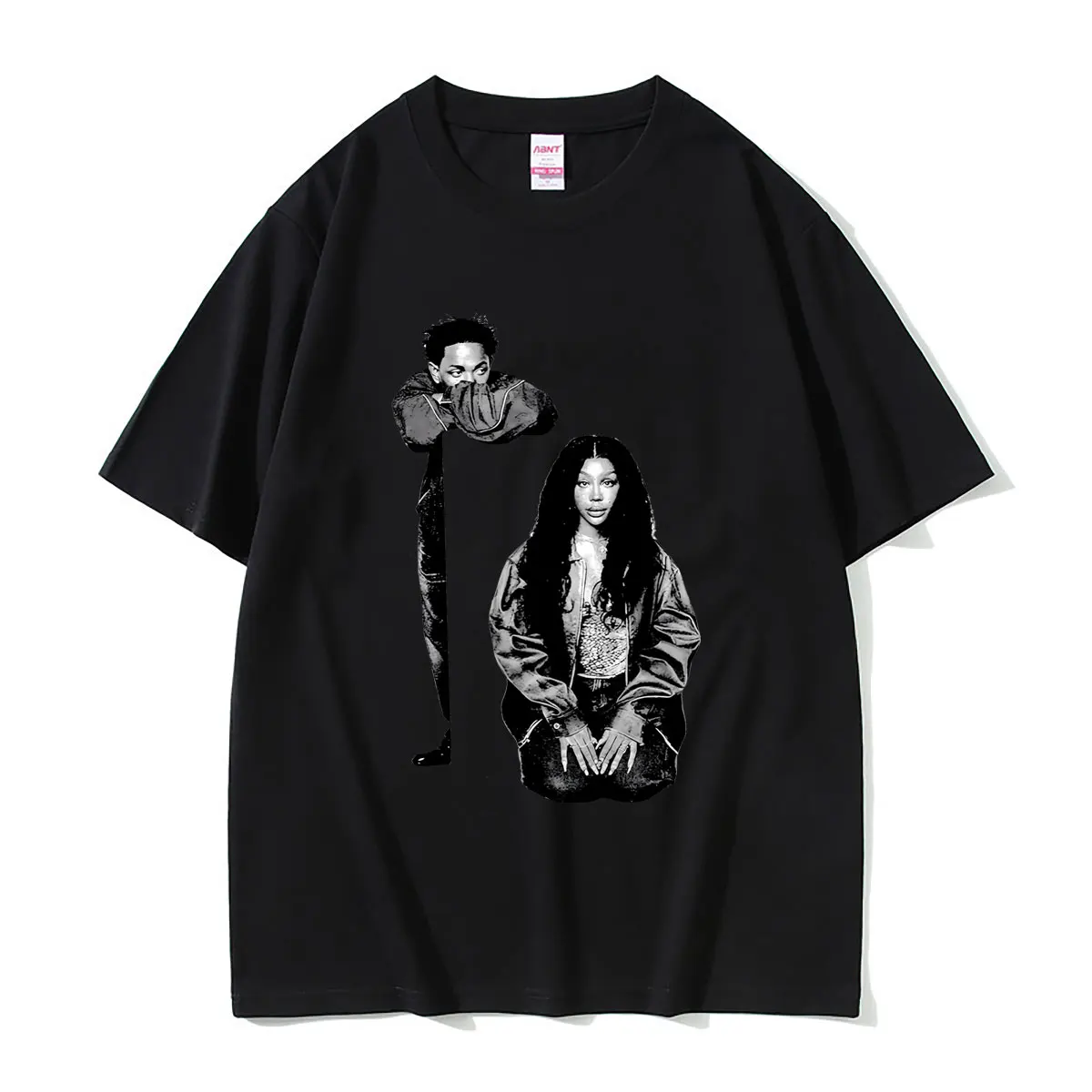 Rapper Kendrick Lamar & SZA SOS 2026 Merch T-shirt Male Casual Soft Cotton T Shirts Men Women Hip Hop Fashion Oversized Tshirt