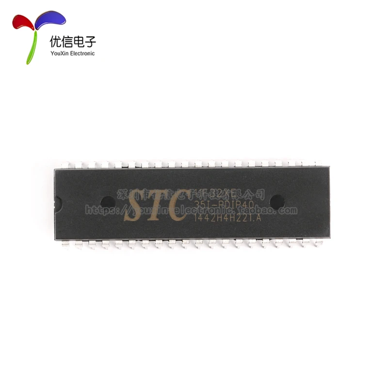 Free shipping    STC11F32XE-35I-PDIP40 STC/     10PCS