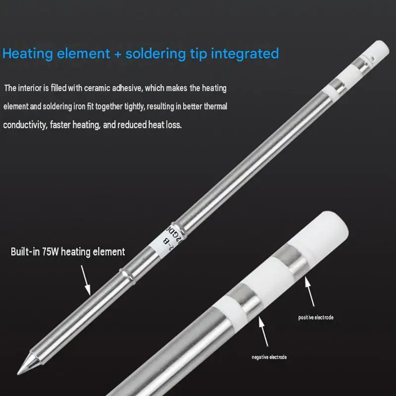 2pcs T12 Soldering Iron Tip I IL ILS J K KU KF B BL BC C D Lead-Free for FX-951 FM-2027 Station