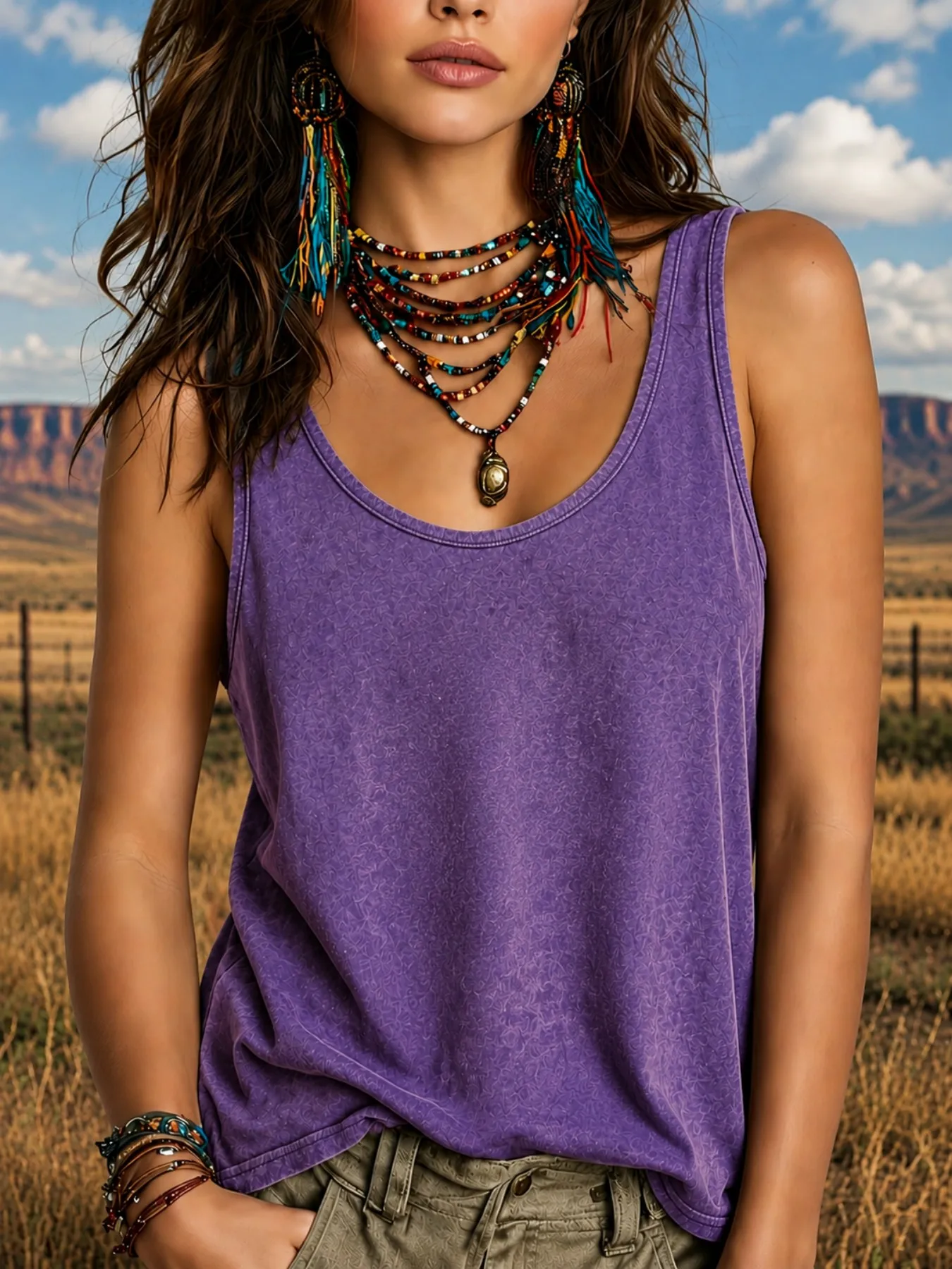 100% Cotton Solid Color Women Washed Vest Y2K Casual Tank Top Street Sleeveless Clothes Summer Rhinestone Craft Sportswear
