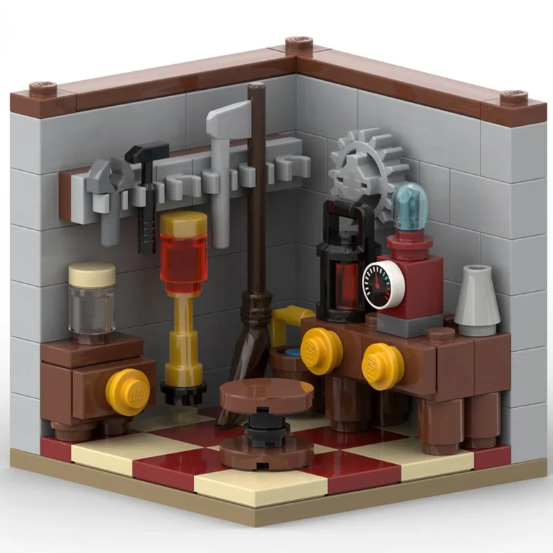 379pcs MOC Series CMF Vignette Habitat Collectible Model Building Toys Blocks Architecture Festivals Gift DIY Idea Birthday