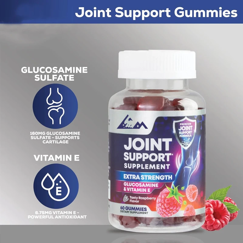 Joint Support Supplement - Super Glucosamine Joint Support Gummies - Joint Health and Flexibility for Back, Knees, and Hands