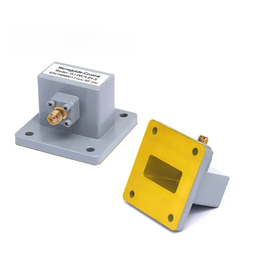 WR-112 to for SMA Female Right Angle Waveguide to Coax Adapters 6.57-9.99GHz UBR84 Flange Telecom Parts