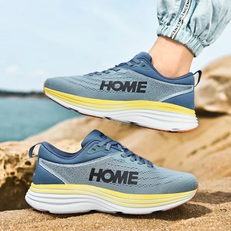 New men's casual shoes, fashionable and versatile sports shoes, and shock-absorbing running shoes