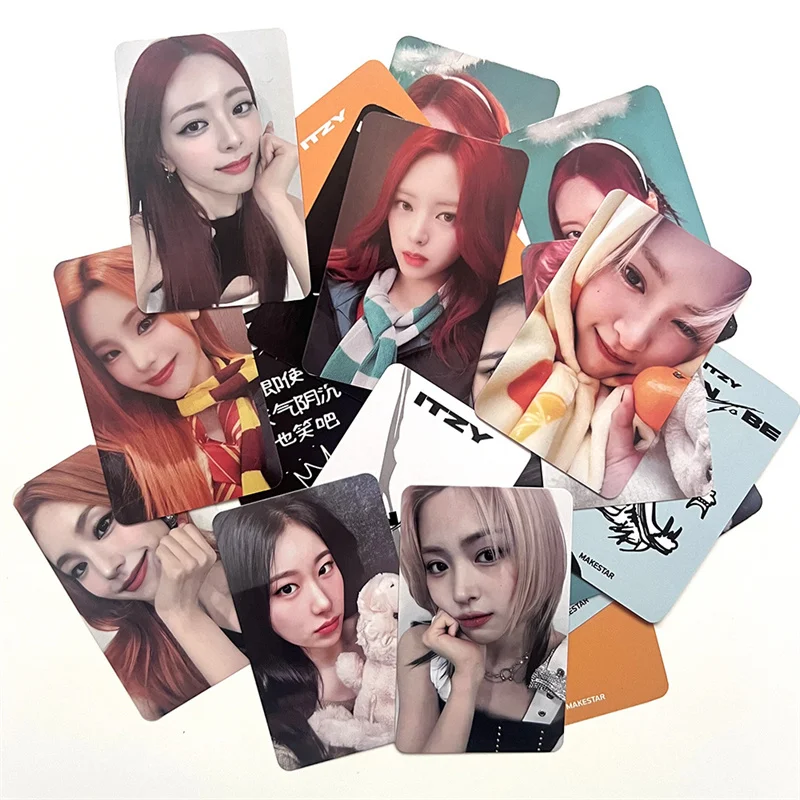 5 pz/set KPOP ITZY Album nato per essere di alta qualità HD Fan Photo Card Yeji Ryujin Chaeryeong Yuna K-POP LOMO Card MIDZY cartolina