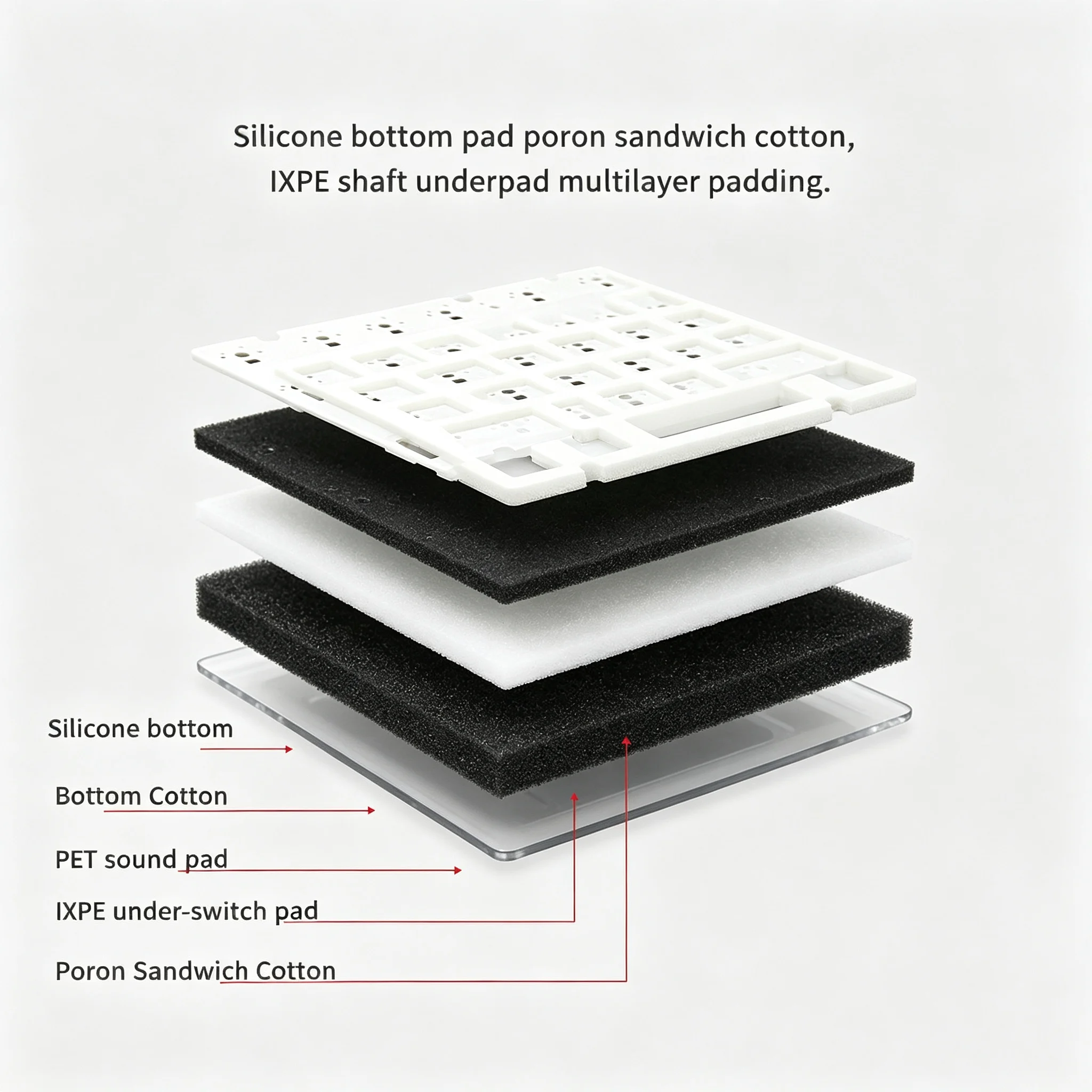 AJAZZ AK820 Wireless Mechanical Keyboard Bluetooth 5.1 2.4G USB-C Wired Hot Swappable RGB Gaming Keyboard Gasket Mount with