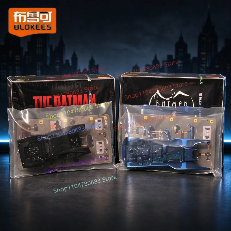 BLOKEES Batmobile Flash Limited Edition, 1992 Animated & 2022 Movie Building Block Assemble Chariot Model Toy