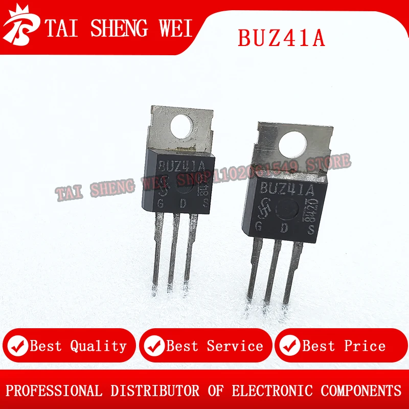 New BUZ41A-VB MOSFET BUZ41A 1 x N-channel Withstand voltage: 600V Current: 8A TO-220