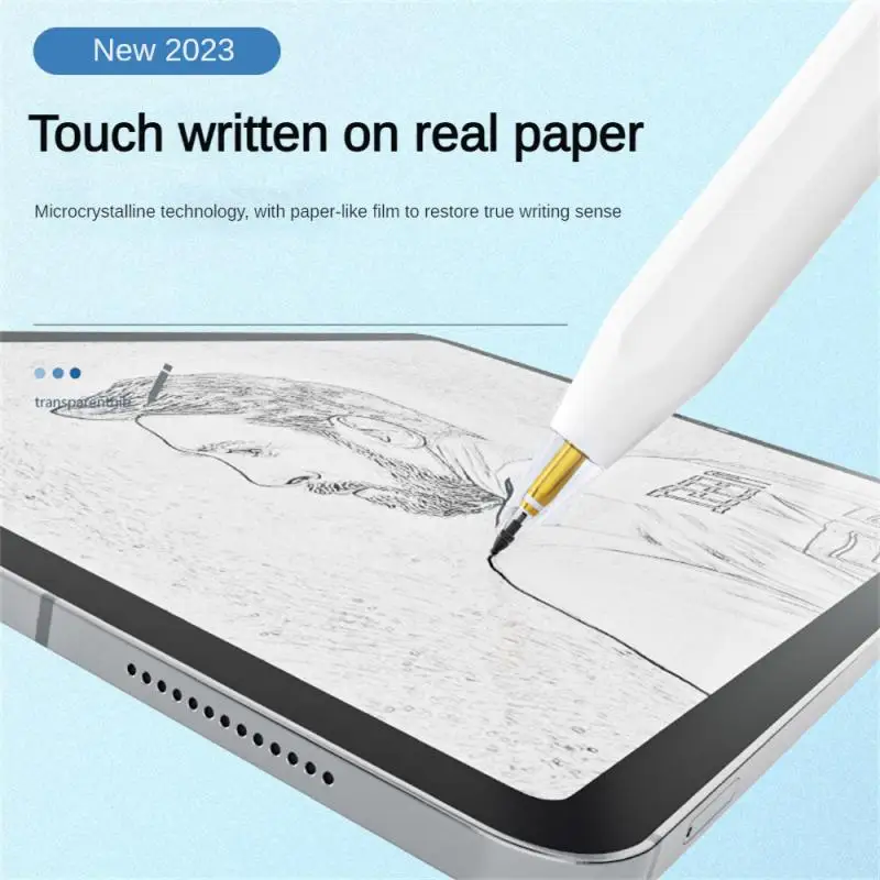 Replace Pen Tip Plastic Mute Pencil Feel Wear Resistance Anti-slip Capacitive Pen Capacitive Pen Nib White Shell Transparent