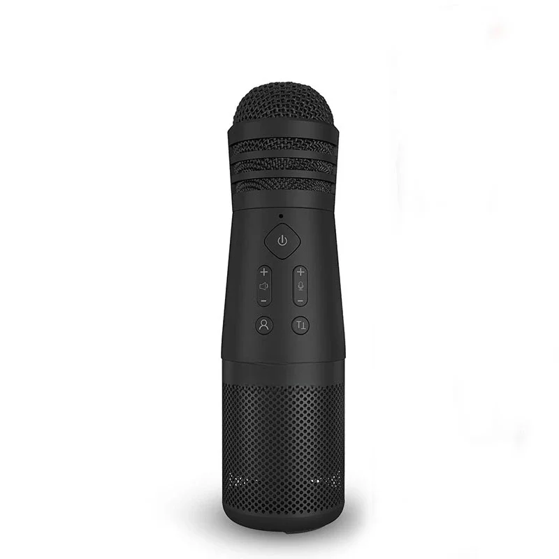 

Condenser Microphone Family Party Entertainment Music Portable Microphone Bluetooth Wireless Karaoke Treasure Audio Integrated T