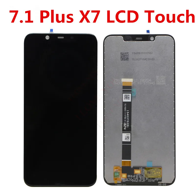 For Nokia Nokia 8.1 TA-1131 LCD Display  Touch Panel Screen For Nokia X7 7.1plus  7 LCD Touch screen Digitizer assembly