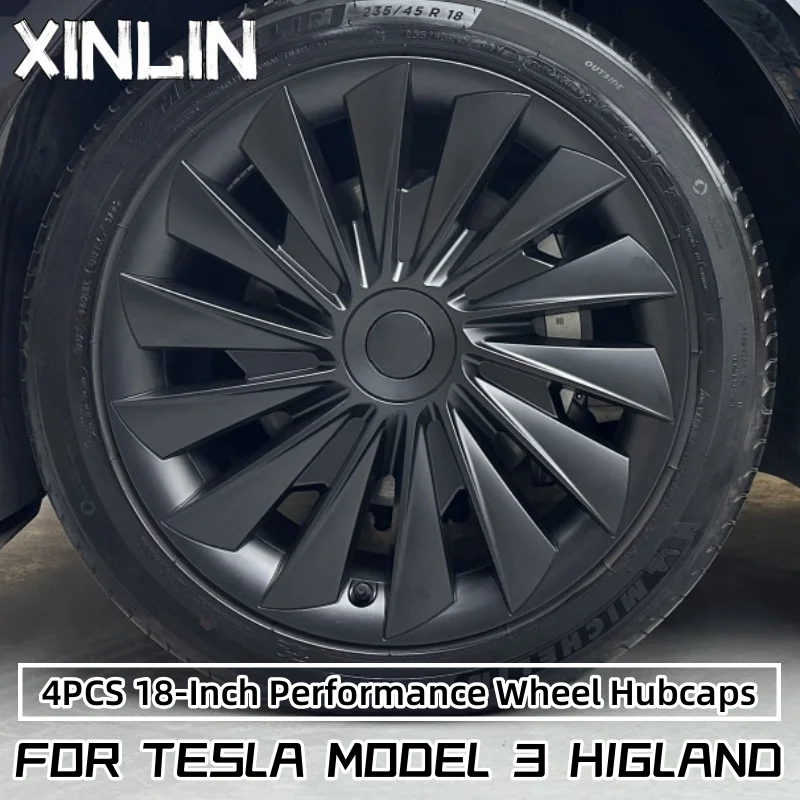 

4 шт., колпачки на колеса для Tesla Model 3 Highland 2023 2024