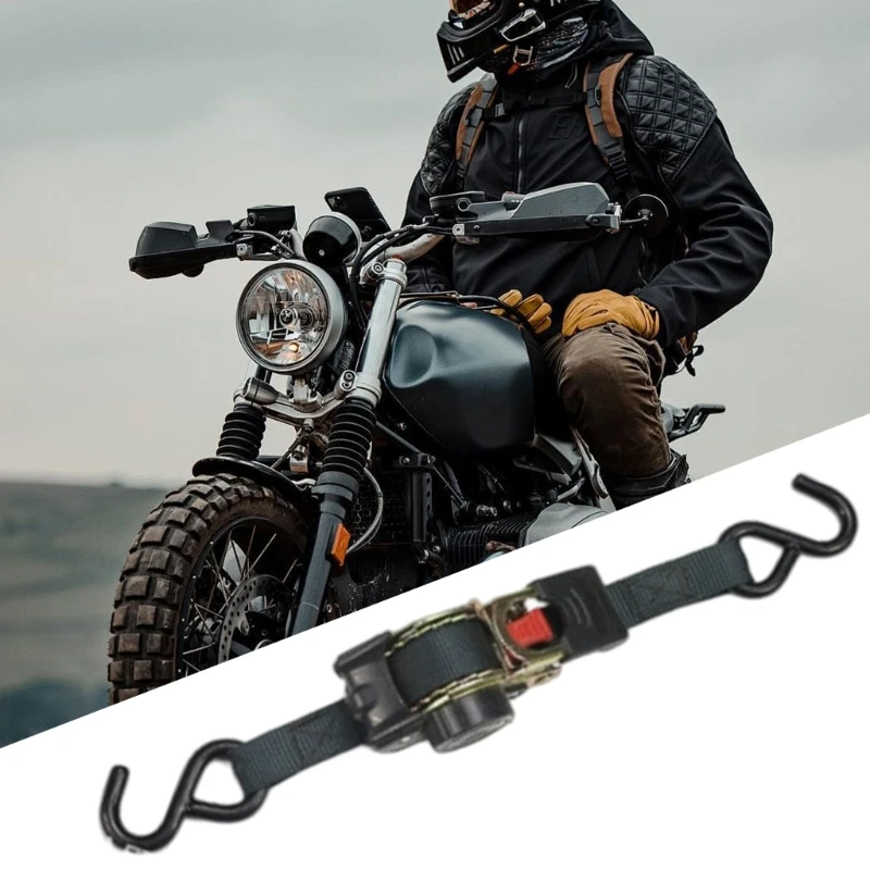 

Автоматические ремни с храповым механизмом длиной 2 м, грузоподъемность 220 фунтов для мотоцикла, багажа, автомобиля, надежное