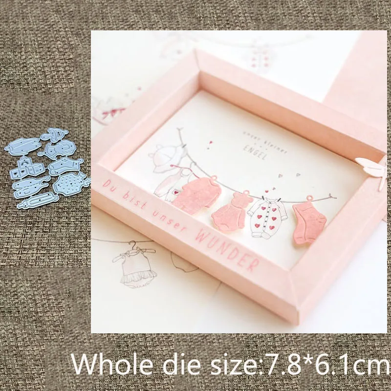 

Новый дизайн, металлическая вырубная форма-трафарет для детской одежды, подвесок, скрапбукинга, вырезания, альбомов, бумажных открыток, тиснения