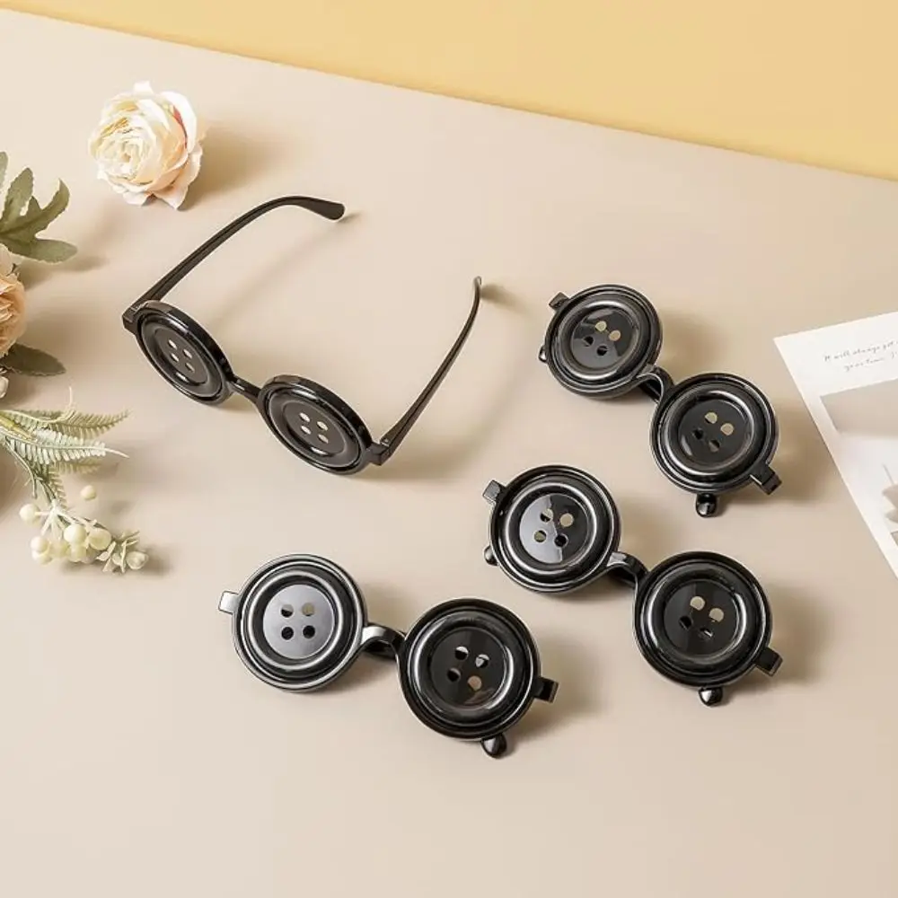 Kostüm Zubehör Knopf Brille Retro Harz leichte Brillen Cosplay Party bevorzugen Brillen Halloween Brille Kinder – Detail 7