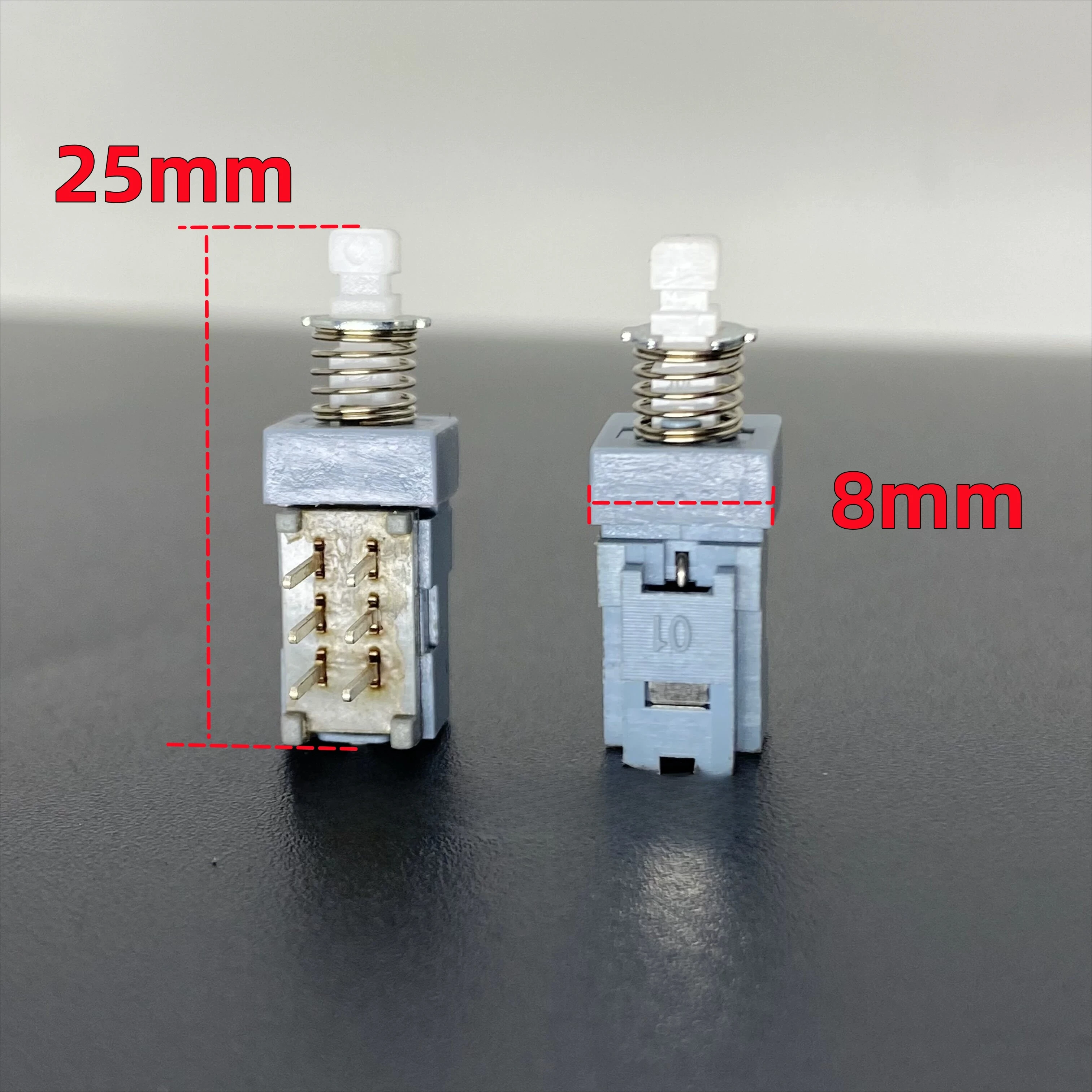 50pcs for A03 Micro 6Pin Latching Push Button Switch