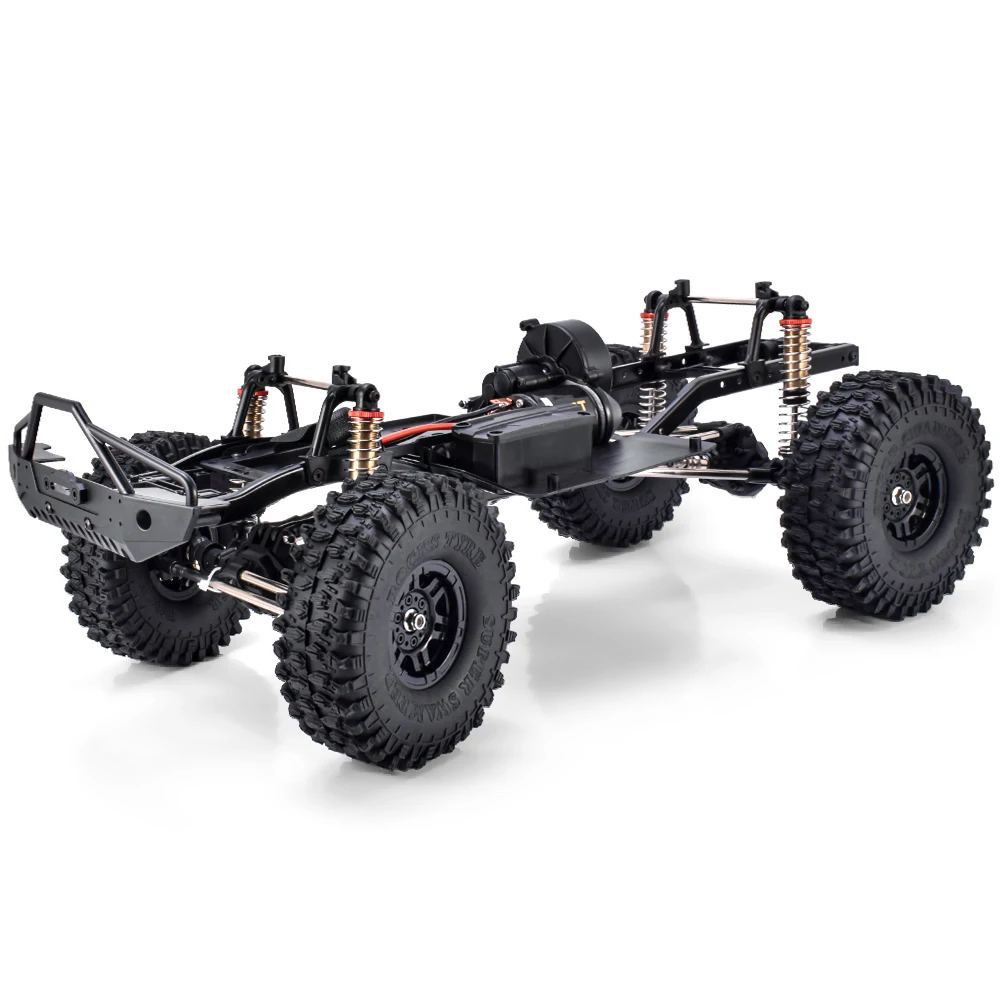 9imod 12.3inch Chassis Frame Wheelbase Mounted DIY Toys For 1/10 90046 90047 SCX10II Remote Control Crawler Car Parts Base Set