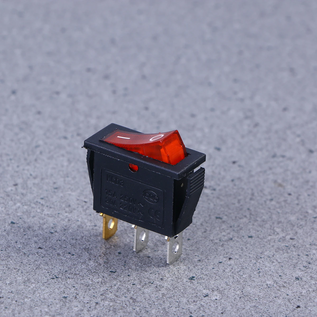 

2 pcs 220V 6A Boat Rocker Switch Red Led Light Waterproof Dustproof Low Pressure Resistant On Off Push Button For Car Interior