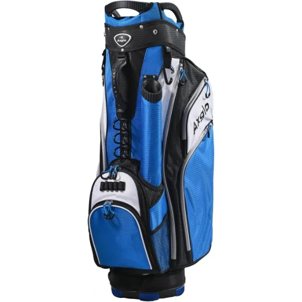 

Golf Cart Bag | Golf Bag | A181 Lightweight 14 Full Length Dividers | Shoulder Straps |Multiple Pockets