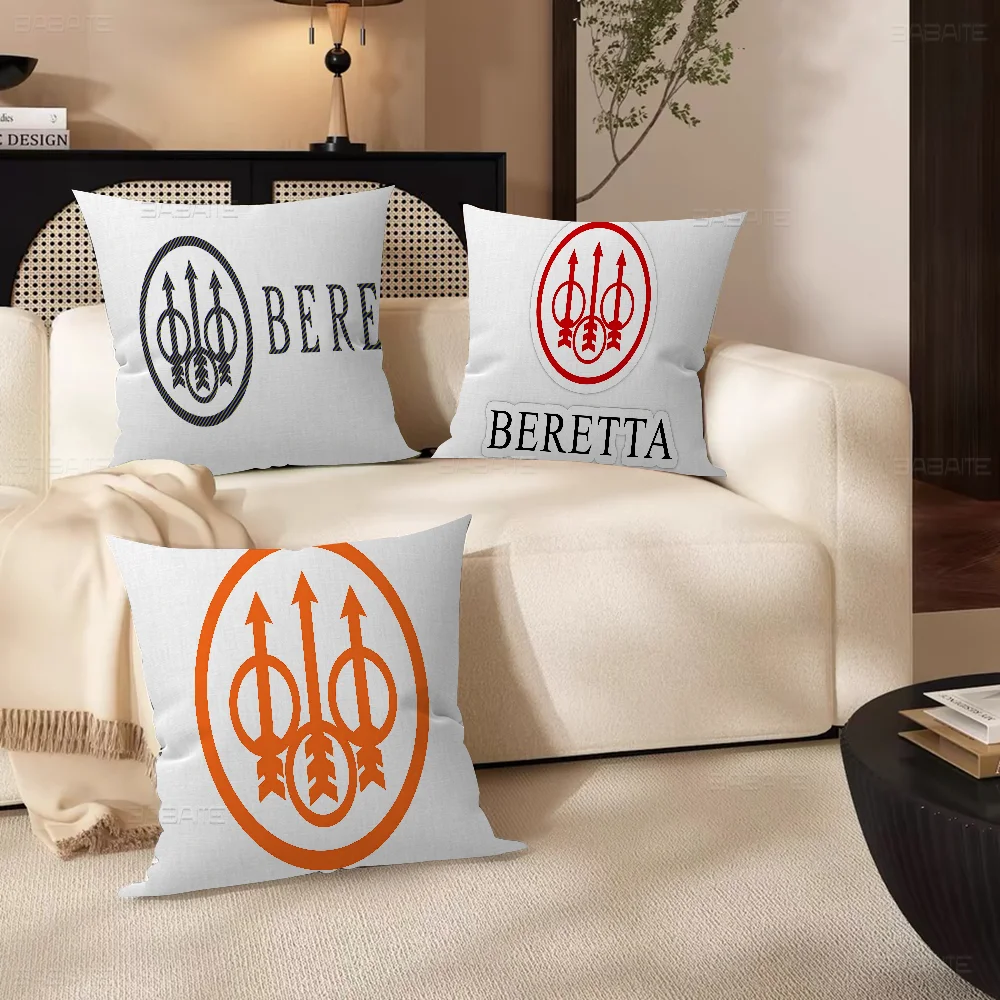 Gun B-Beretta Pillowcase Toon Gift Cushion Cover Bedroom Home Sofa Chair Seat Decor Pillow Case